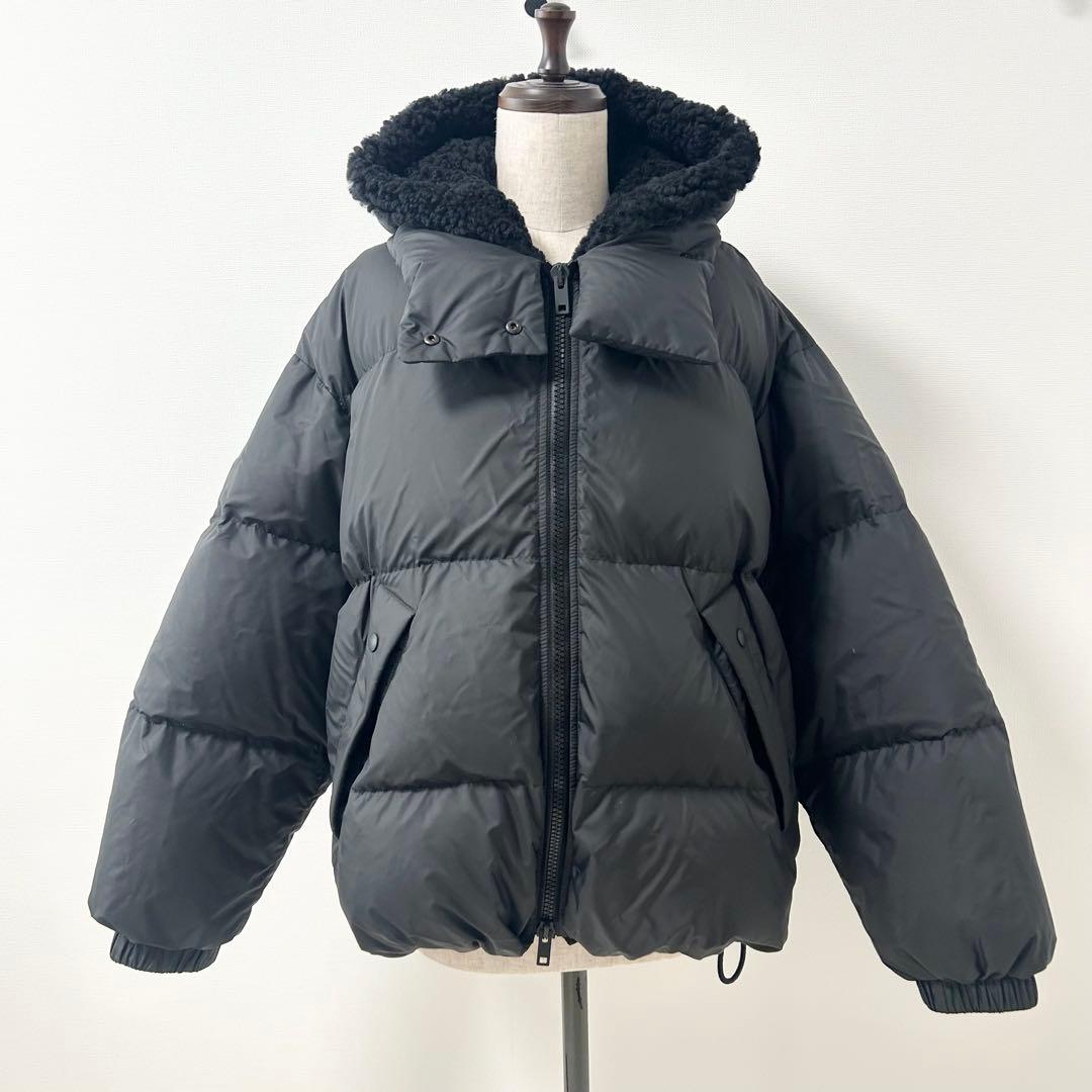 美品✨アパルトモン　PELLESSIMO ダウンジャケット　ムートン　ブラック