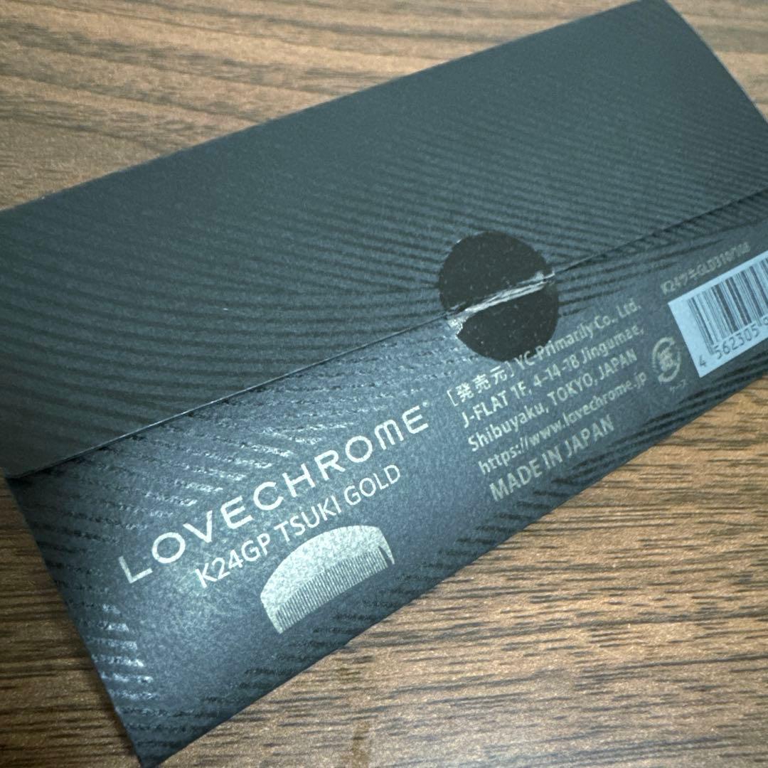るるる  LOVECHROME K24GPツキ ゴールド コーム