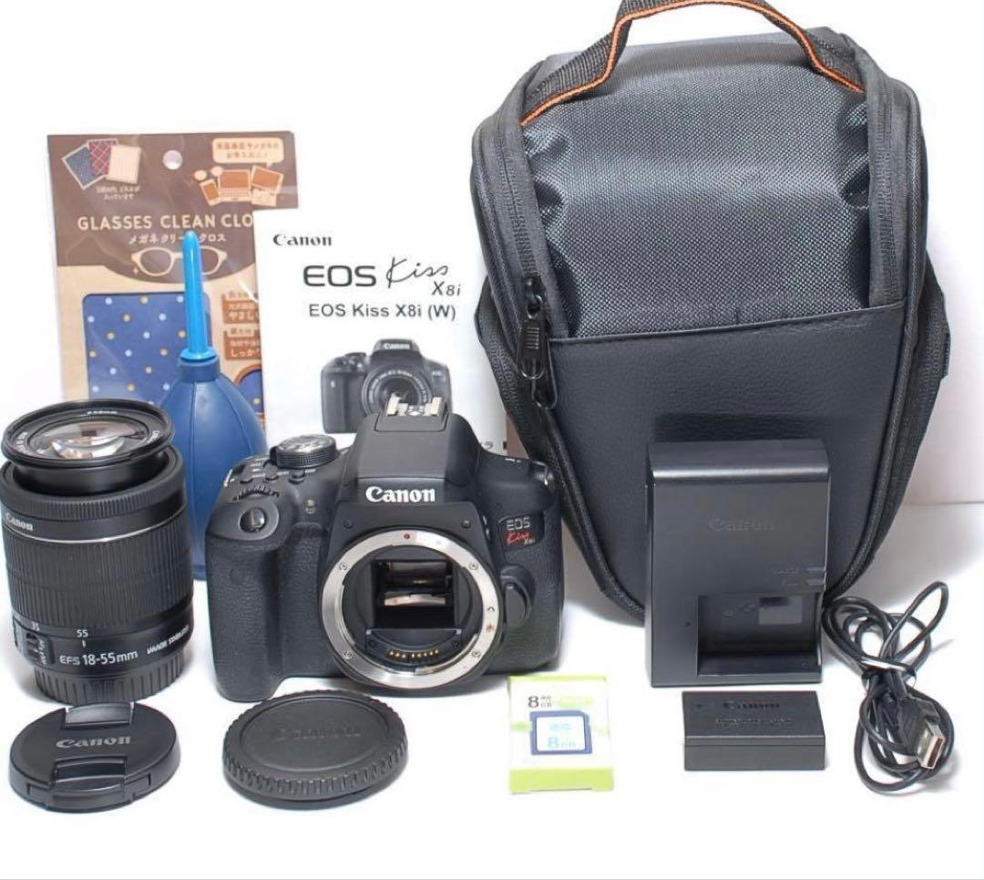❤️高画質❤️Canon kiss X8i❤️シングルレンズ❤️手振れ補正STM