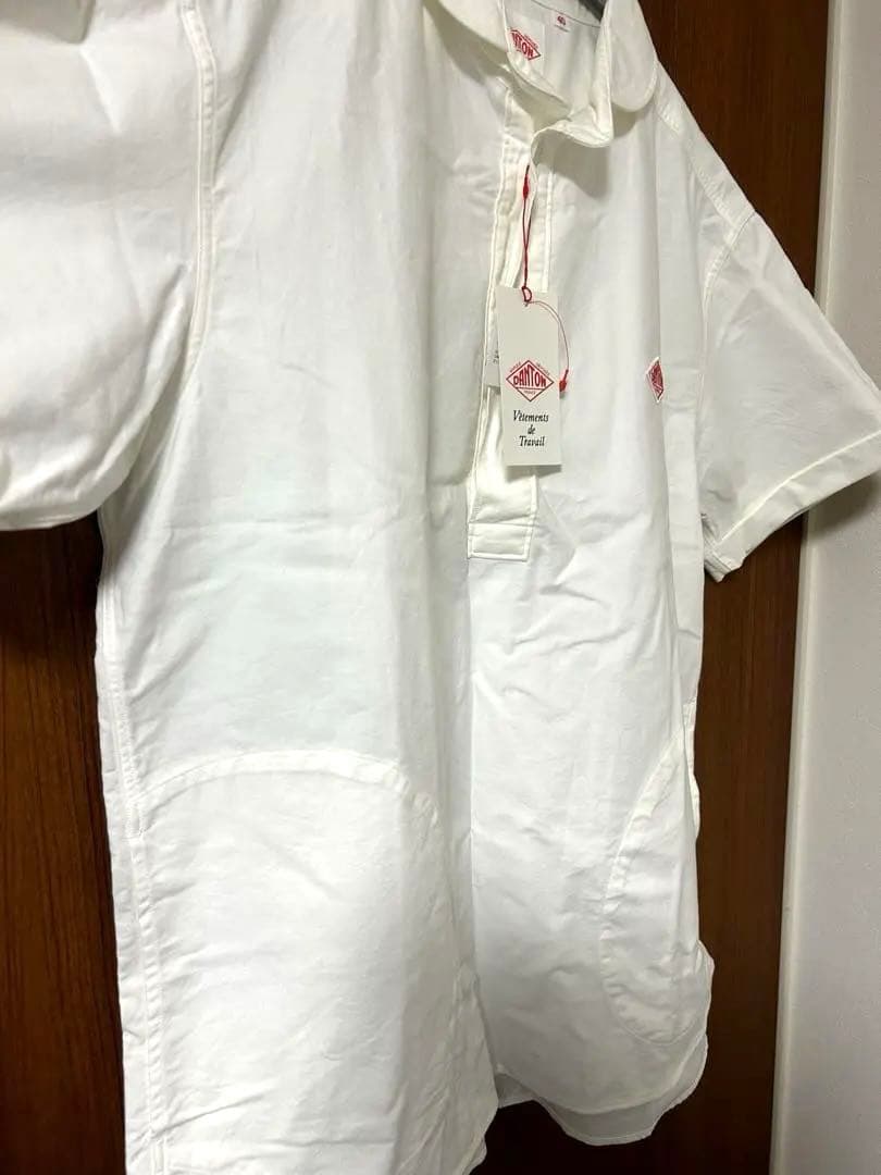 DANTON ダントン オックスフォード ラウンドカラープルオーバーシャツ 40