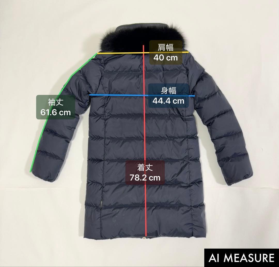 デュベティカ LEXY ダウンコート ダウンジャケット フード ネイビー 40