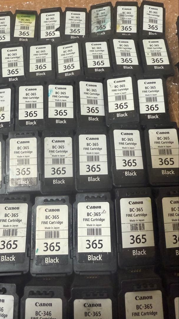 Canon 純正使用済みインクカートリッジ80個