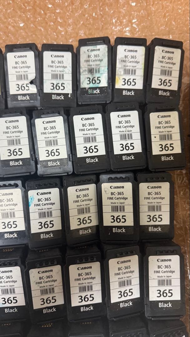 Canon 純正使用済みインクカートリッジ80個