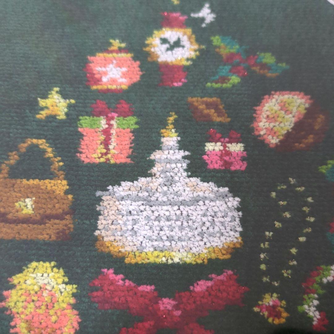 和光限定 フェイラー　別注　ハンカチ　クリスマス　グリーン　同色2枚セット