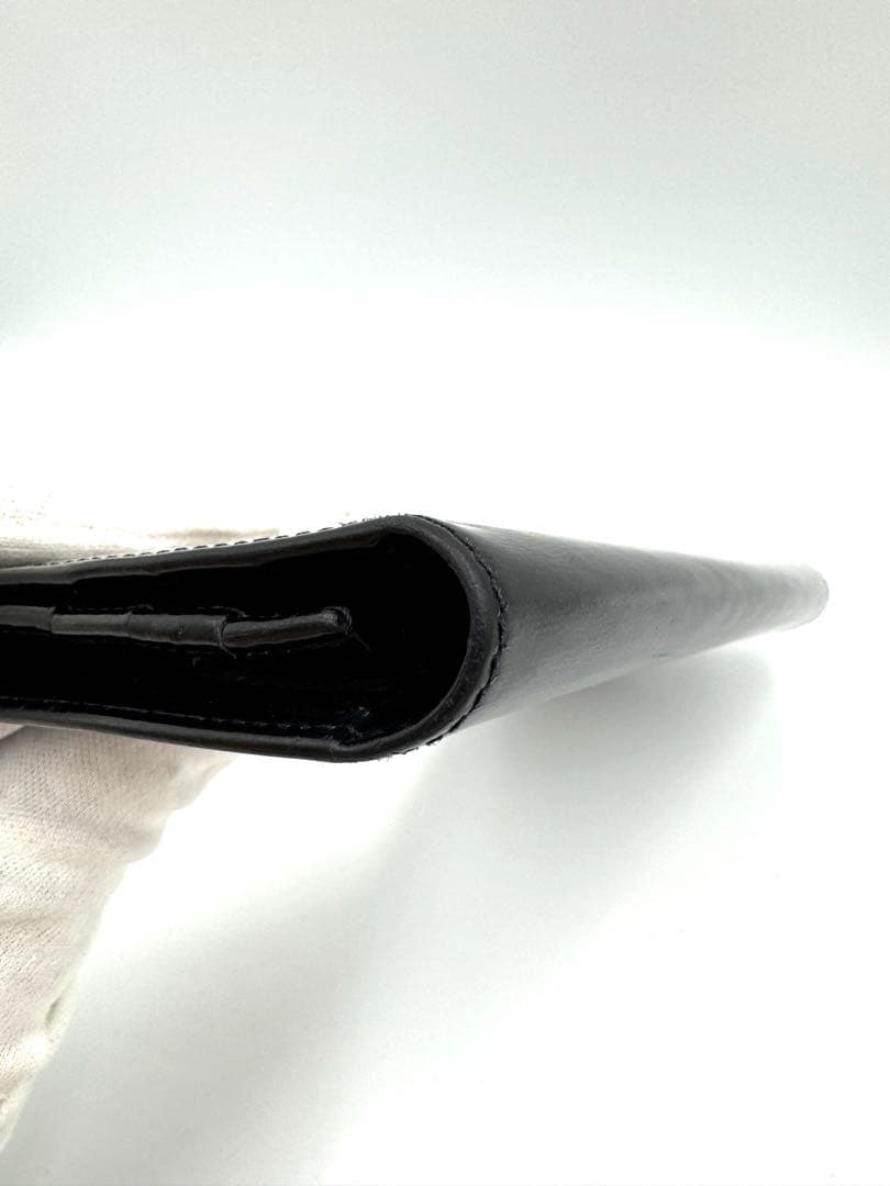 【美品】 Cartier カルティエ パシャ 長財布 ブラック レザー 財布