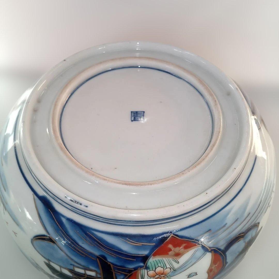 古伊万里　金彩 色絵 錦鉢 ボウルセット