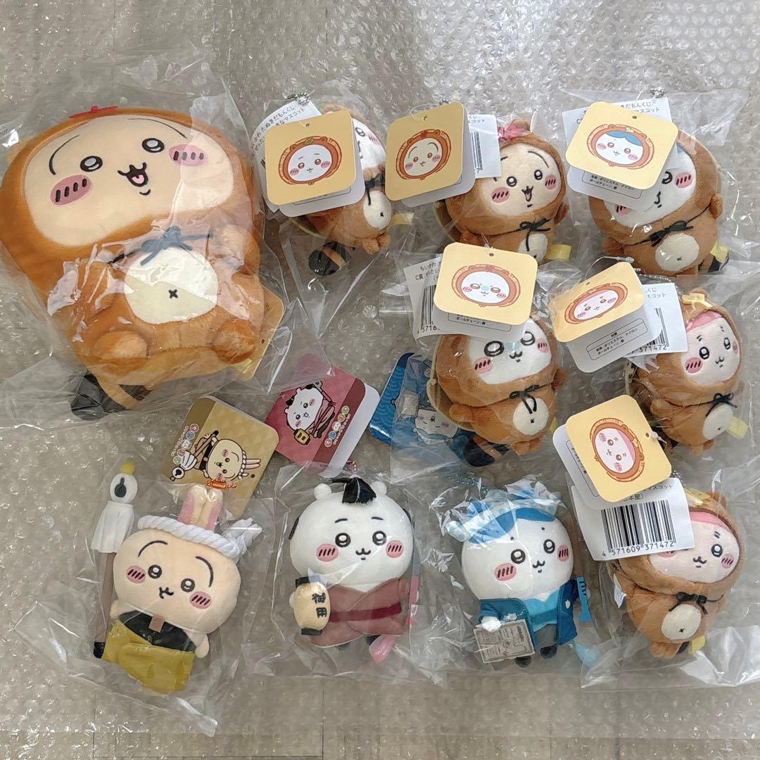 ちいかわ　たぬきだもんくじ　マスコット　Ｂ賞　うさぎ　ちいぽけ　江戸なマスコット