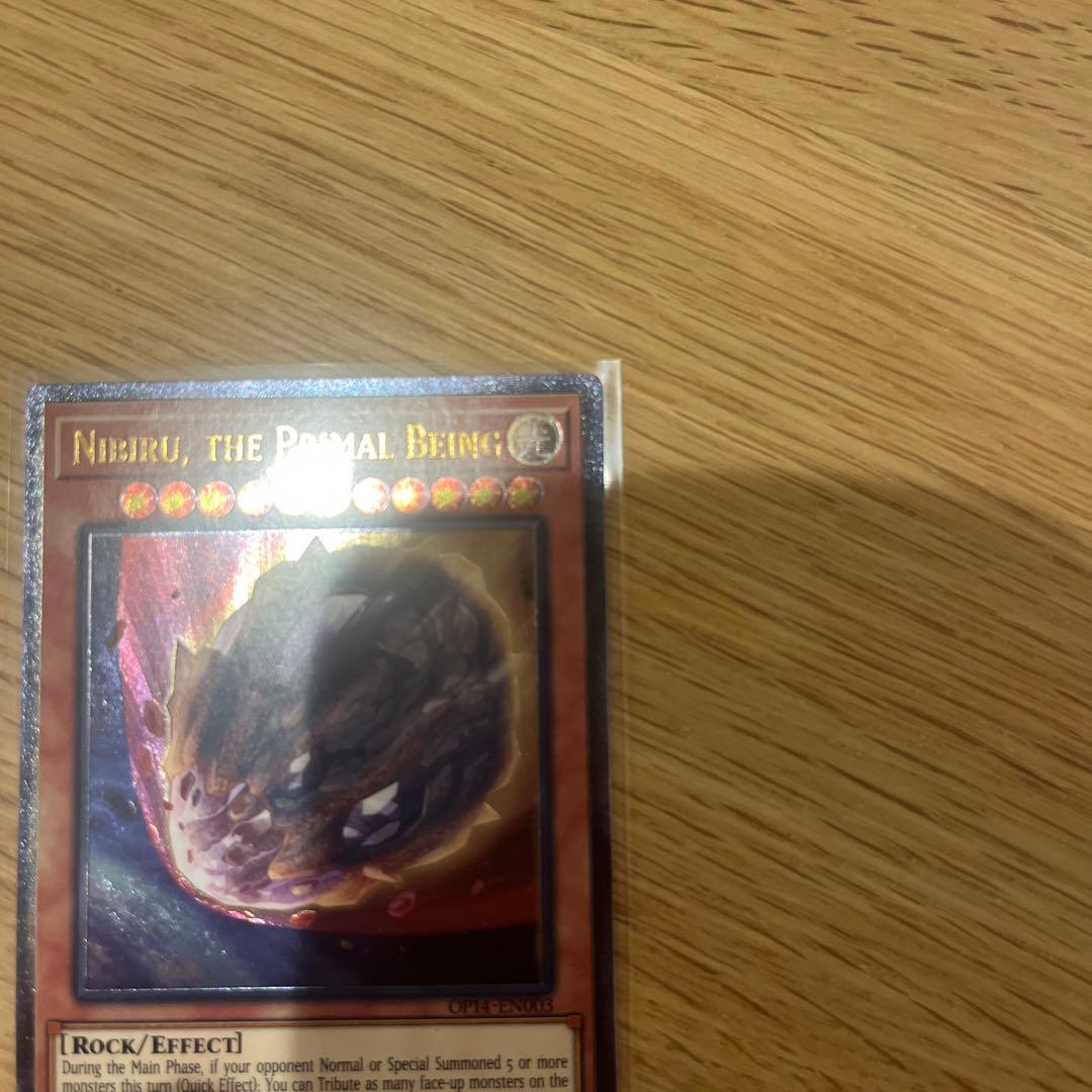 遊戯王　原始生命態ニビル　英語版　レリーフ