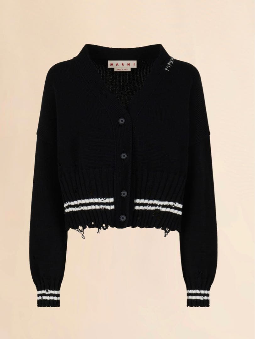 【最終値下げ‼️】マルニ MARNI コットンクロップドカーディガン