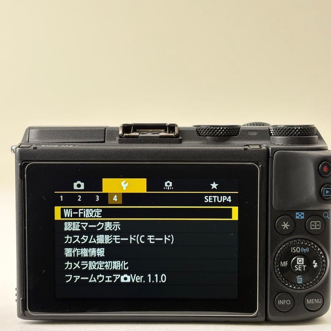 Canon EOS M3 標準、広角ダブルレンズキット Wi-Fi搭載　874