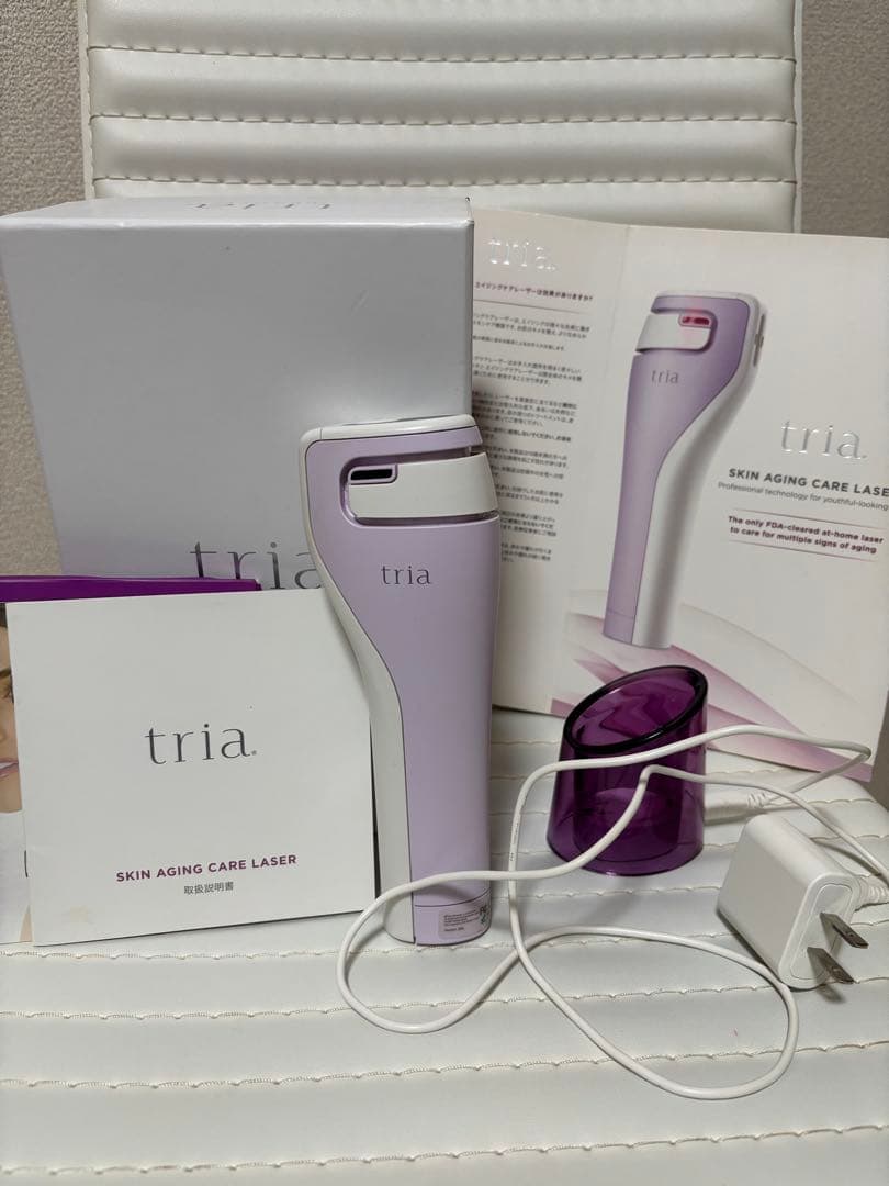 付属品完備 トリア スキンエイジングケア Tria ライラック レーザー
