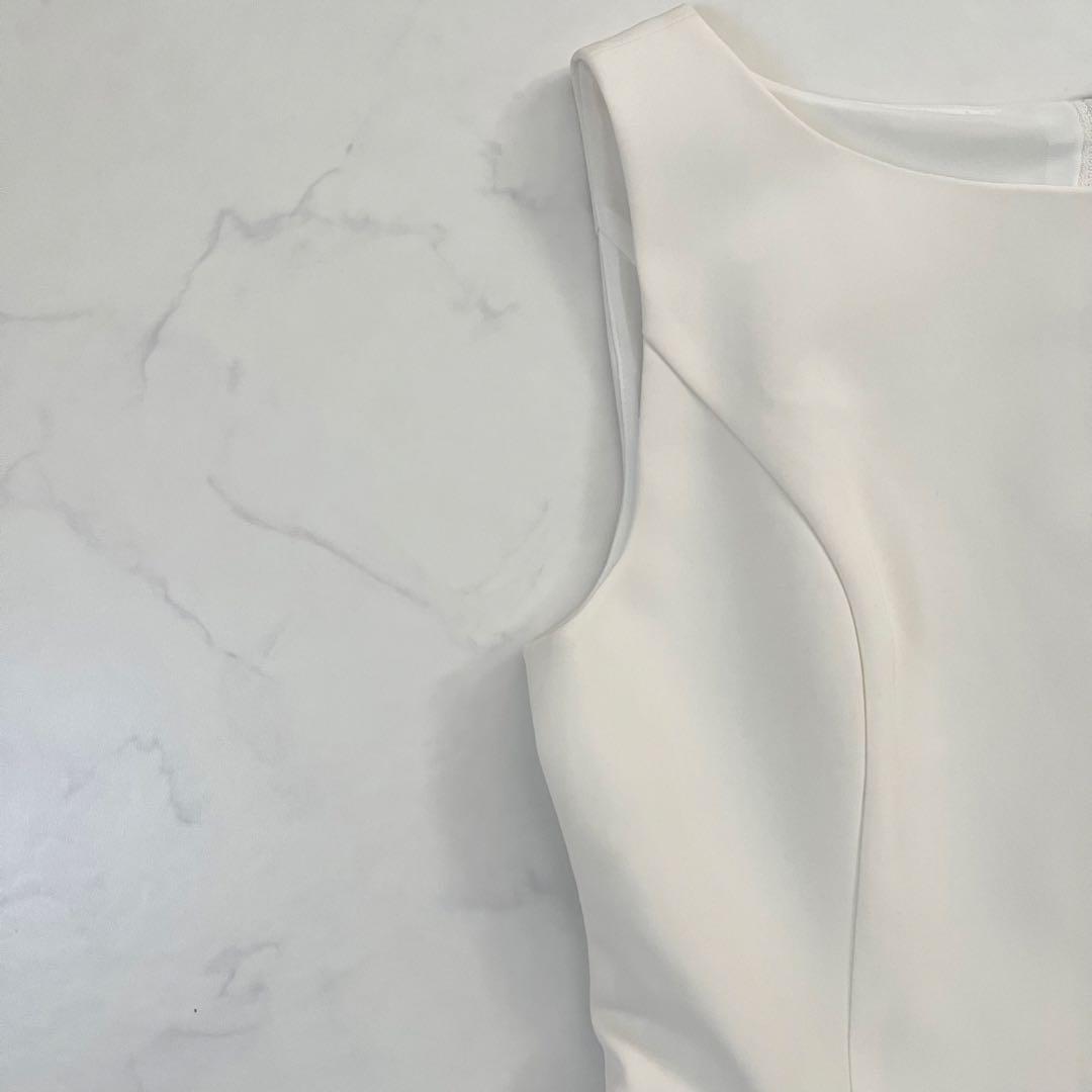 人気　フォクシー バロンドレス Aラインワンピース ホワイト 38