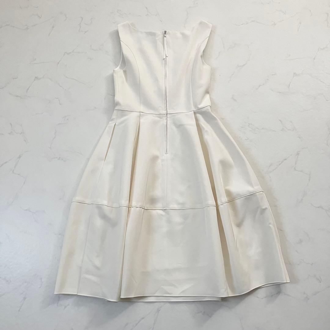 人気　フォクシー バロンドレス Aラインワンピース ホワイト 38