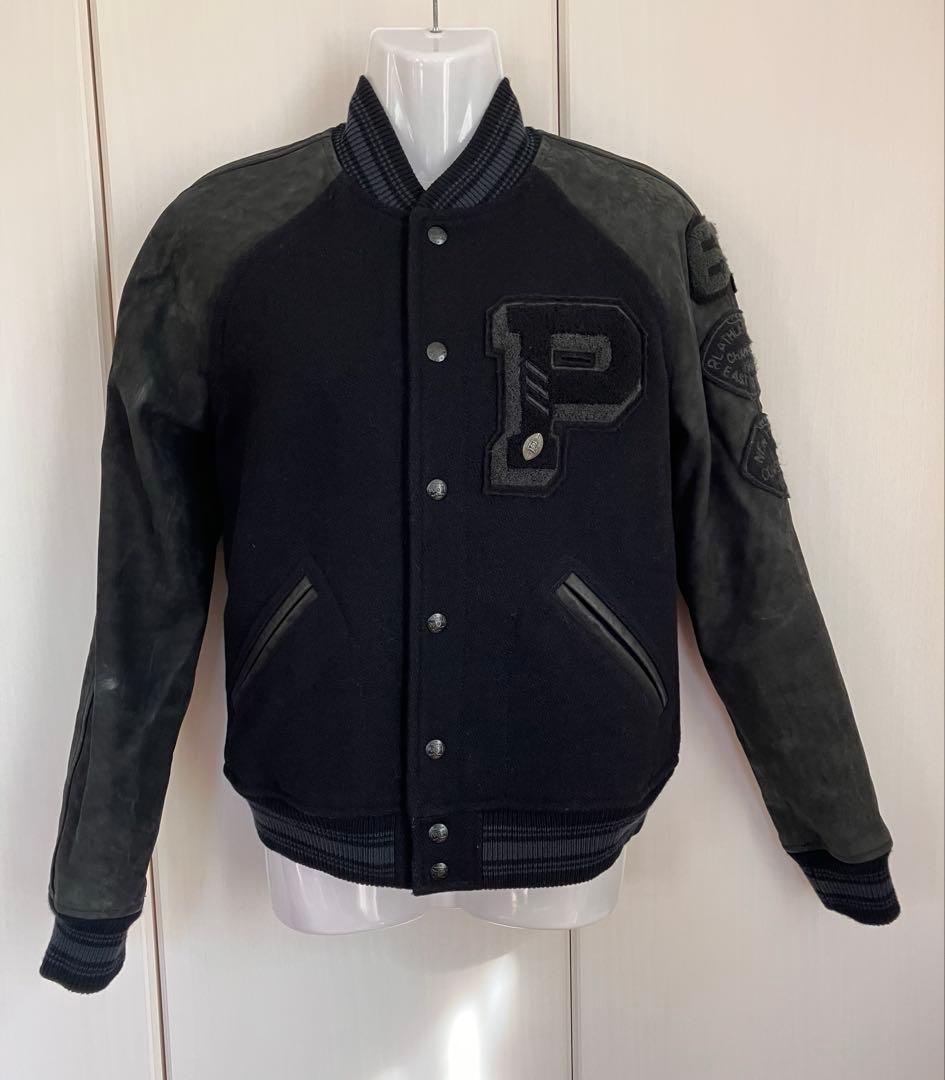 週末値下げ POLO Ralph Laurenスタジャン 美品 カウレザー