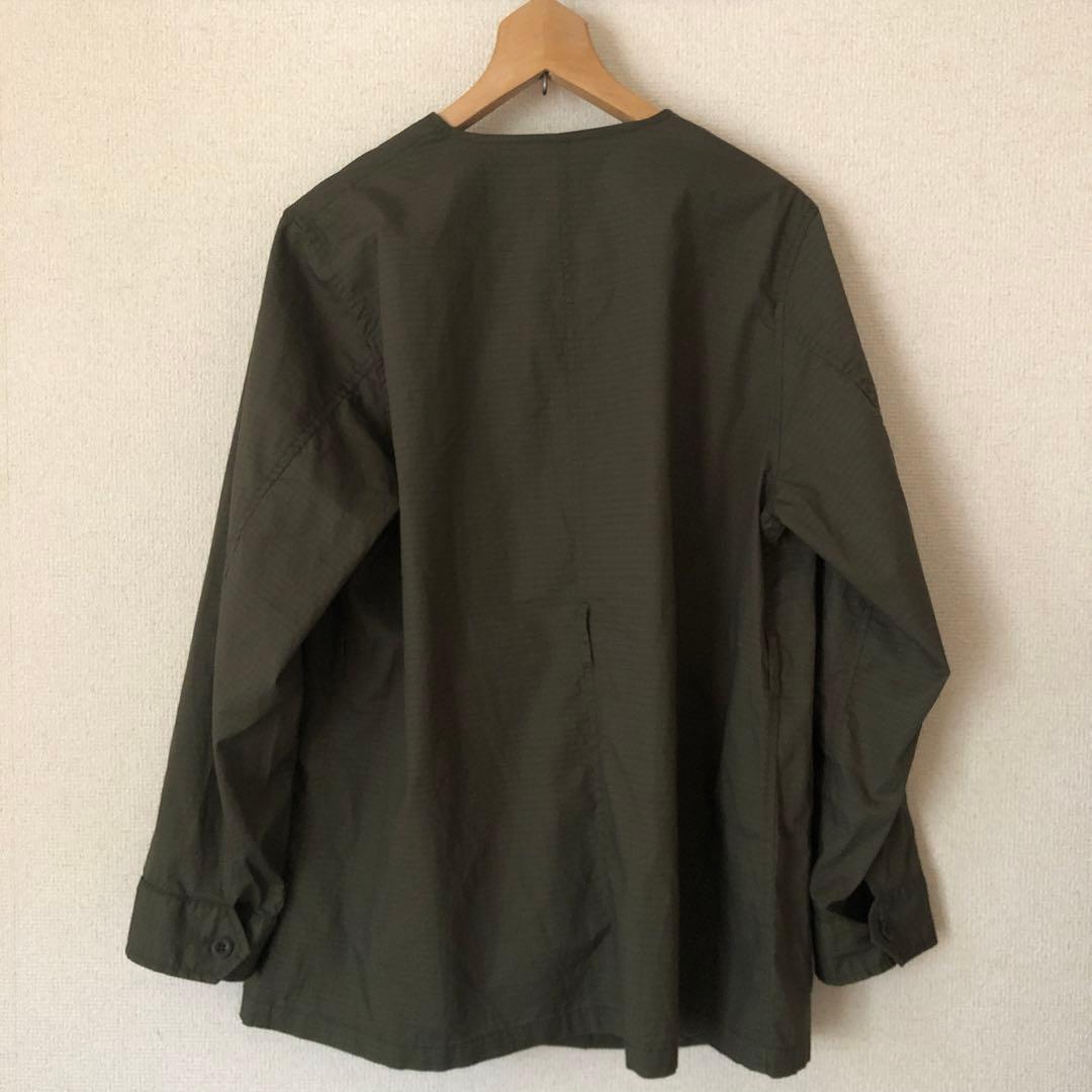 SLOBE IENA ノーカラーサファリブルゾン