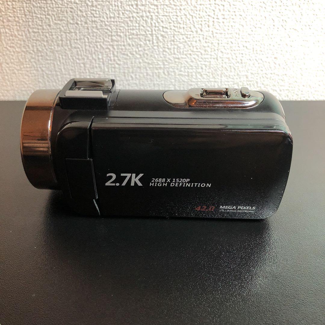 動作確認済み ビデオカメラ 2,7k 日本語説明書付き