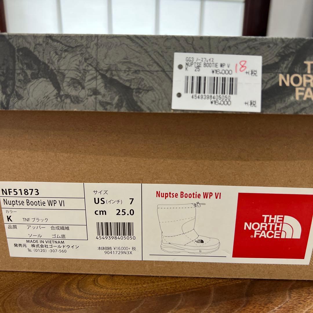 THE NORTH FACE ヌプシ ブーティ WP VI ブラック 25cm