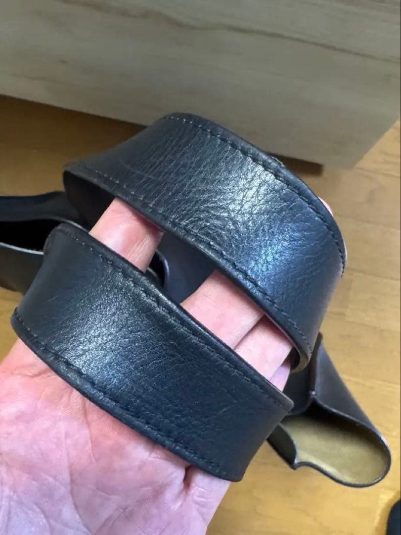 LOEWE 【ロエベ 】バックルトートバッグ ブラック グレインレザー