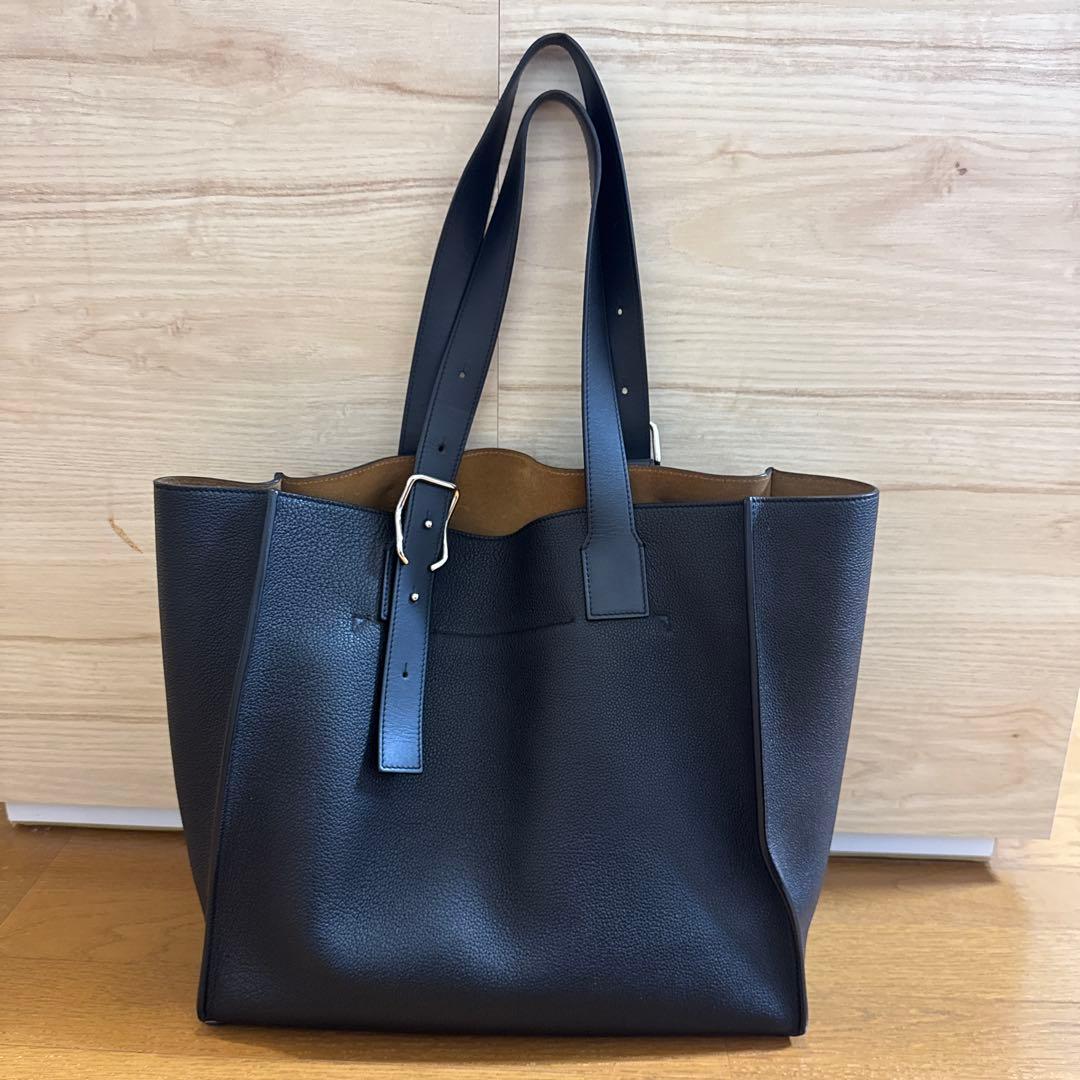 LOEWE 【ロエベ 】バックルトートバッグ ブラック グレインレザー