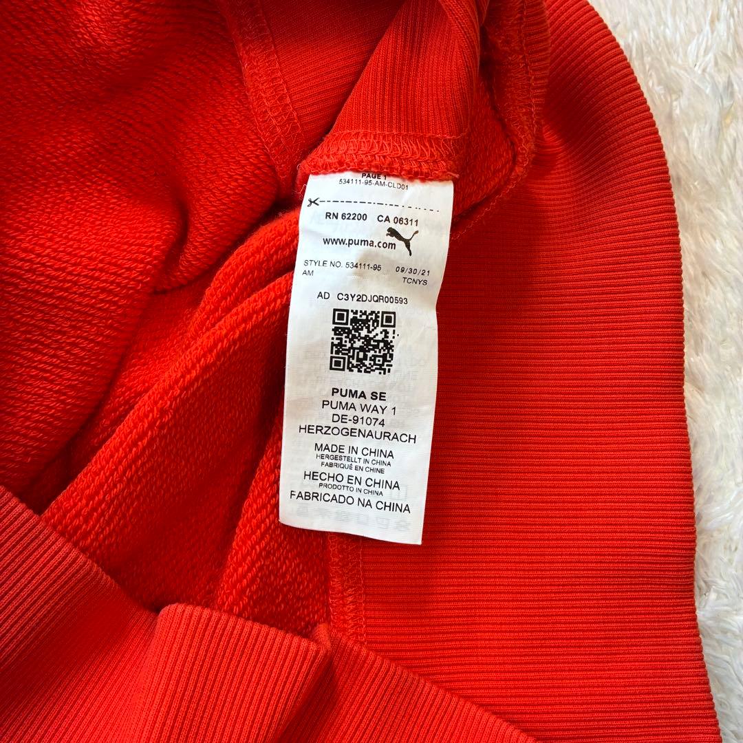 アミパリス　プーマ　コラボ　スウェット　オレンジ　ハート