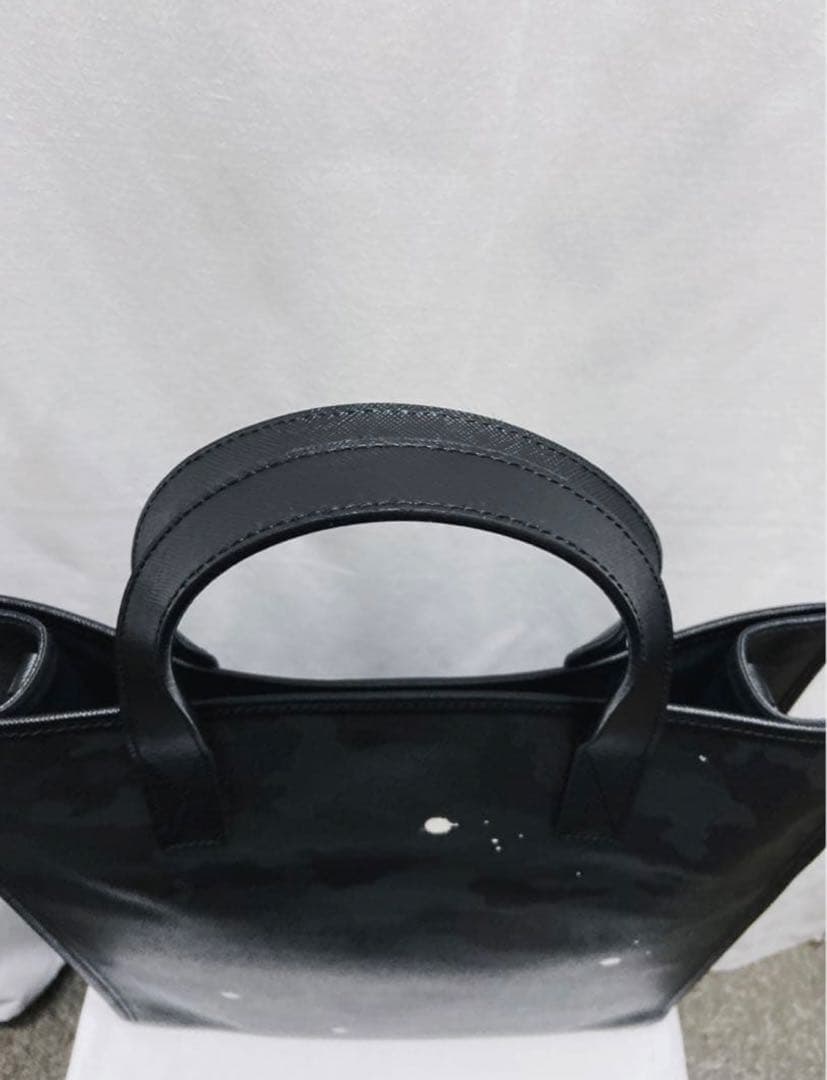 ☆ サックプラ型！ ジャンティバンティトート タテ型 ブラックカモ！