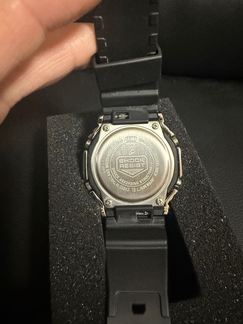 CASIO G-SHOCK メタルベゼル アナデジ ブラック 比較的美品