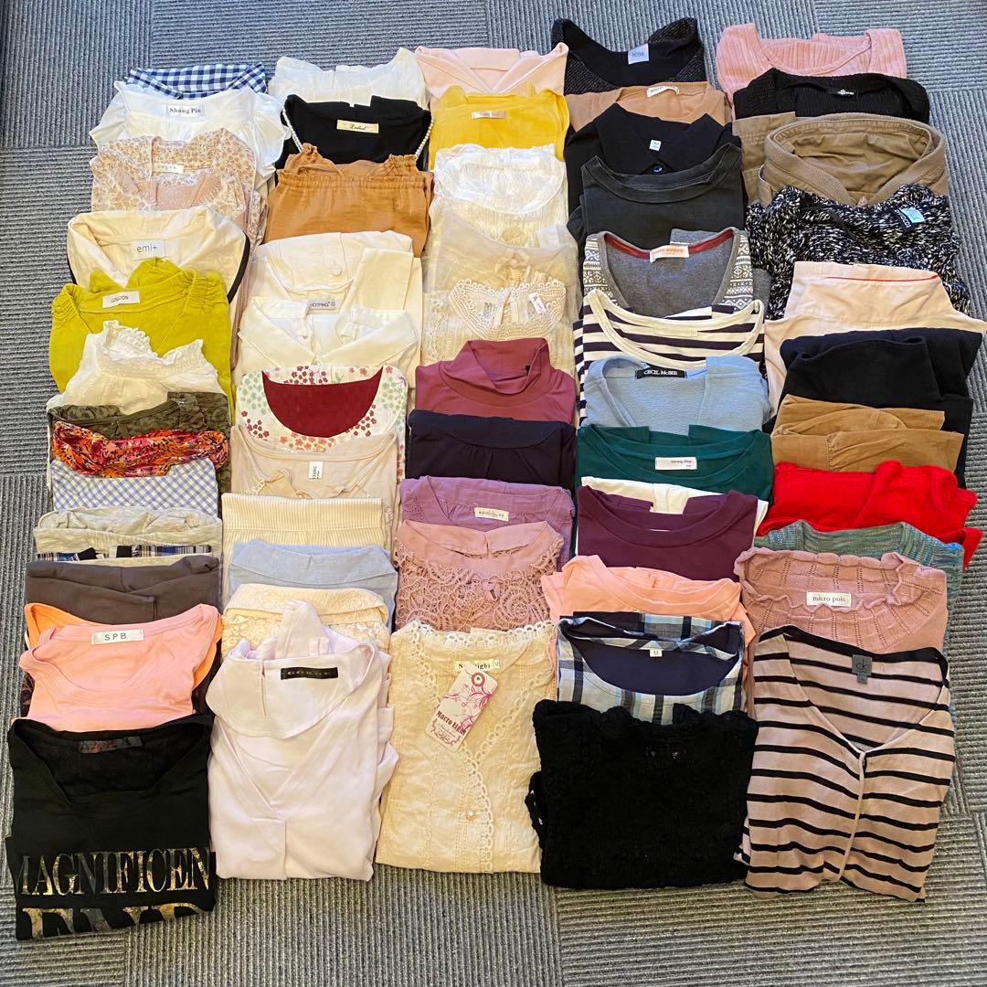 【格安】ブランドレディース服　60点セット　トップス　まとめ売り　春夏秋冬