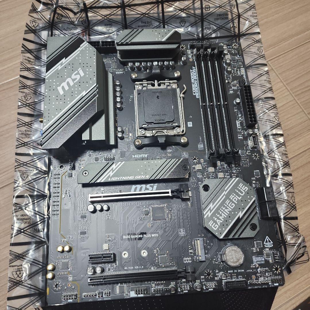 T*G様 B650 GAMING PLUS WIFI マザーボード