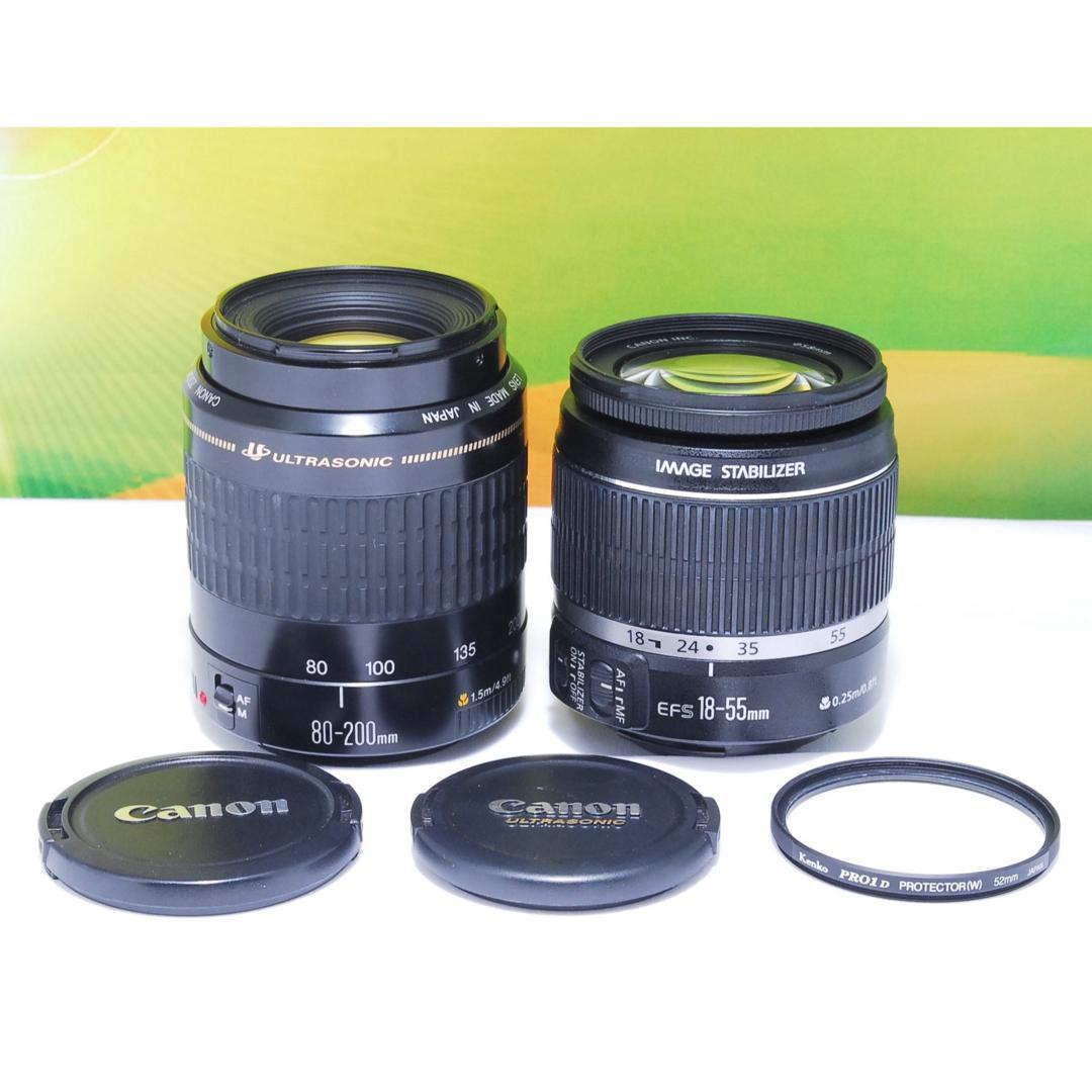 初心者おすすめ✨Canon kiss X4 ダブルレンズセット 一眼レフ 美品