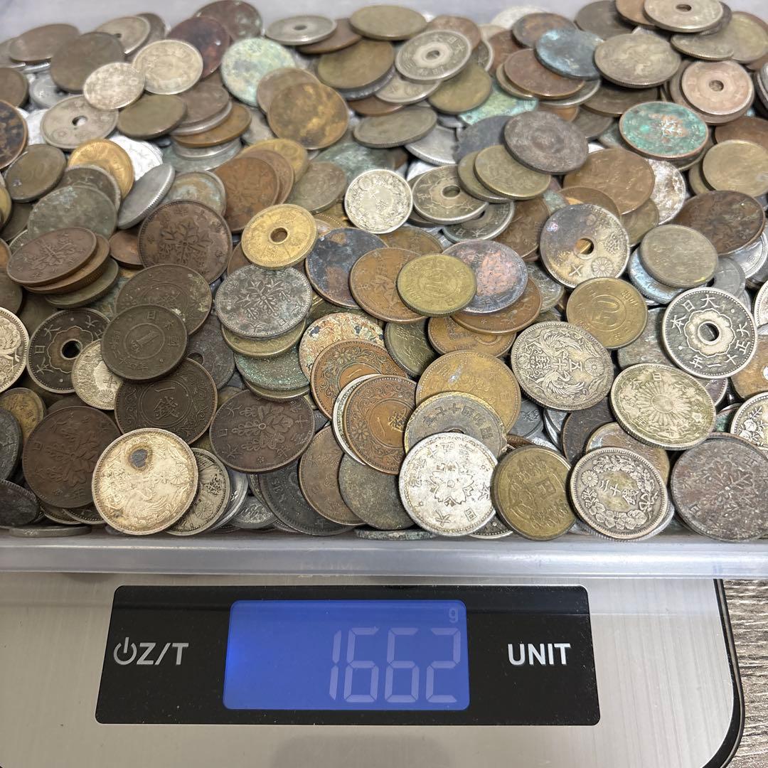古銭まとめ 1662g 銀貨　鳳凰50銭