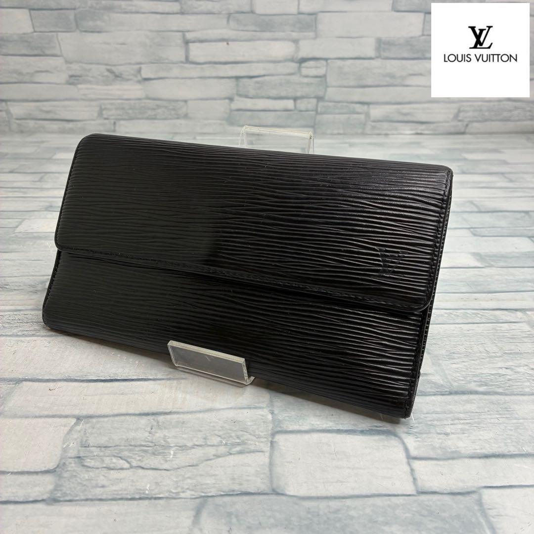極美品　60 ルイヴィトン　エピ 長財布　二つ折り財布　kq4