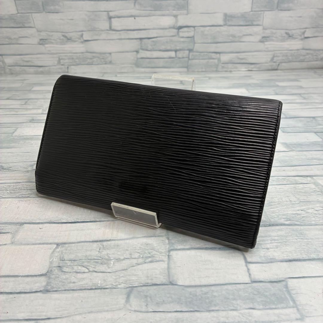 極美品　60 ルイヴィトン　エピ 長財布　二つ折り財布　kq4