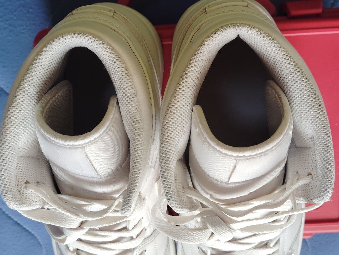 ・美品【 29 cm 】Nike Air Jordan 1トリプル ホワイト ・