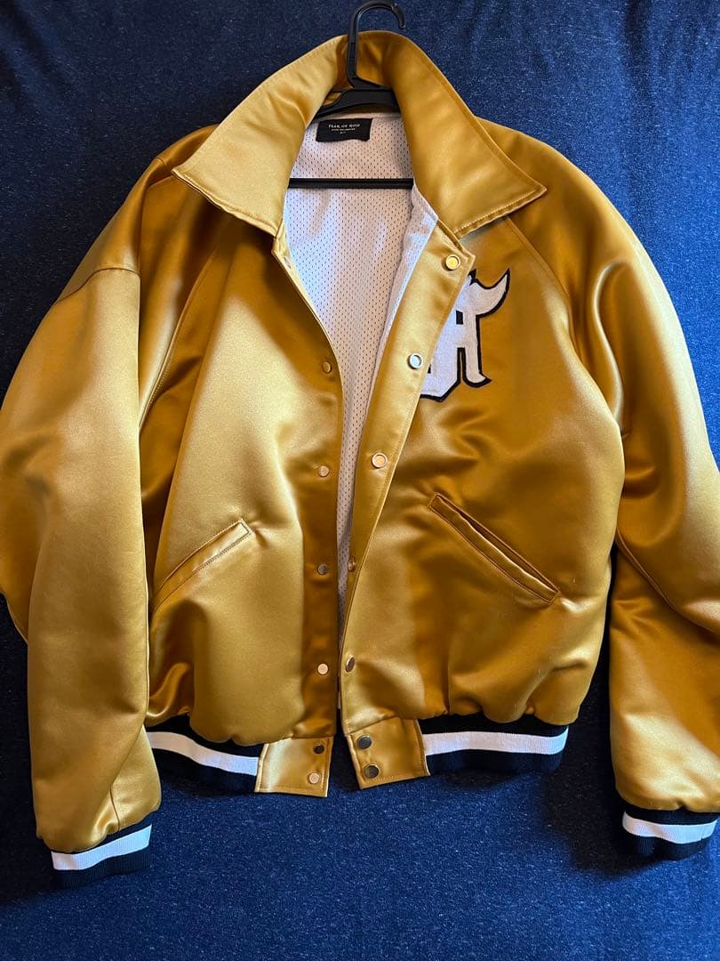 【Lサイズ】 FEAR OF GOD ベースボール ジャケットTAKUYA∞着用