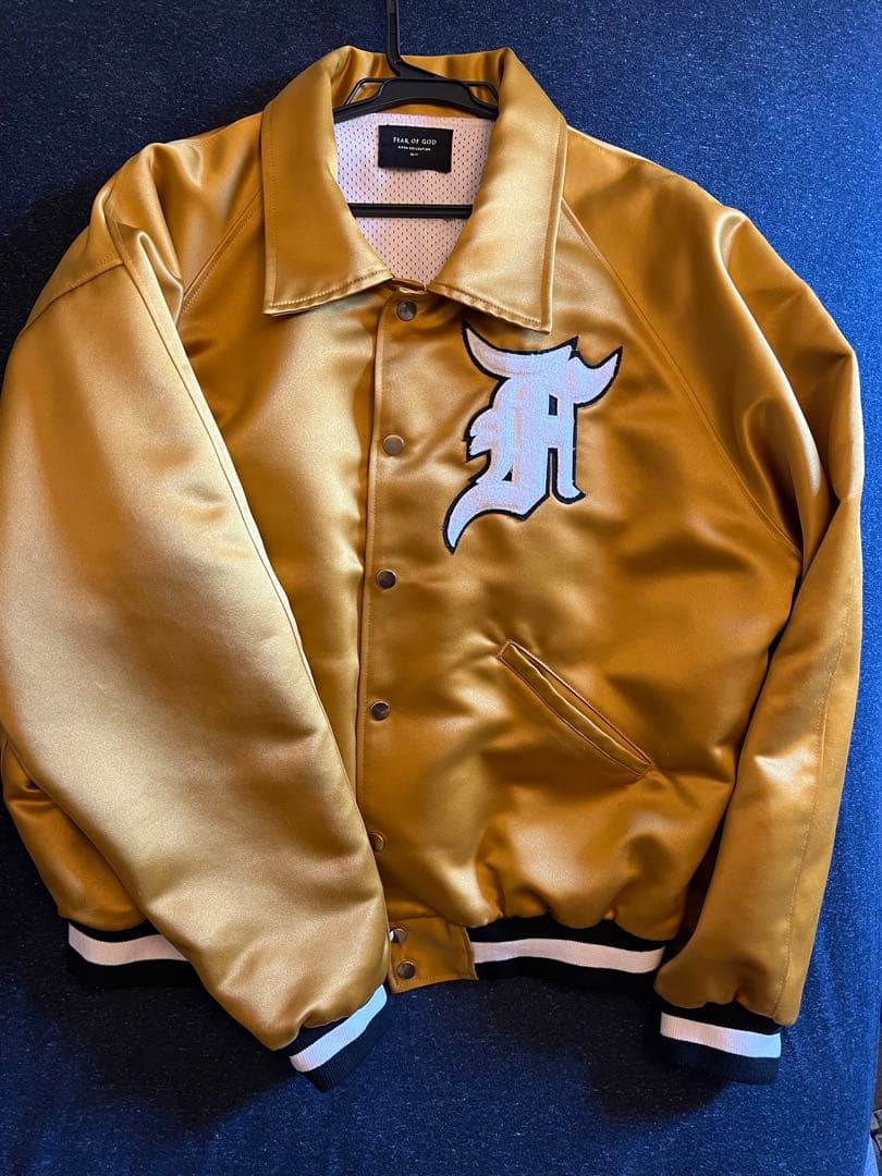 【Lサイズ】 FEAR OF GOD ベースボール ジャケットTAKUYA∞着用