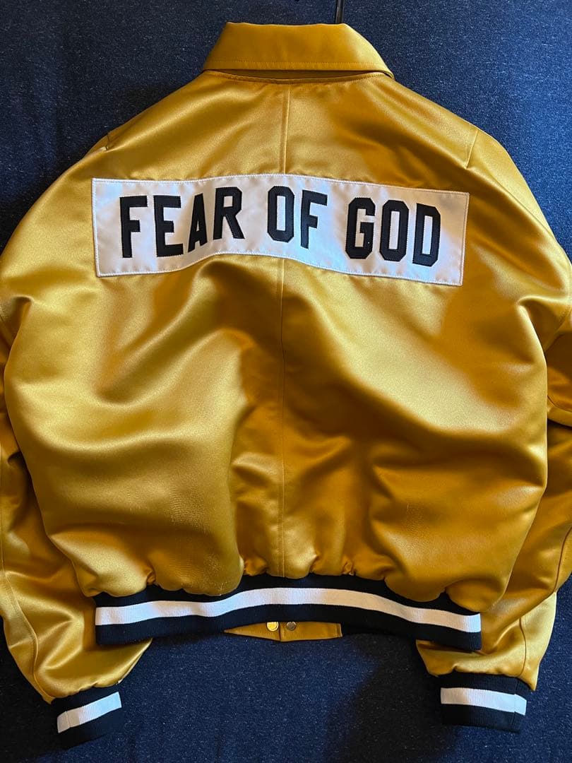 【Lサイズ】 FEAR OF GOD ベースボール ジャケットTAKUYA∞着用