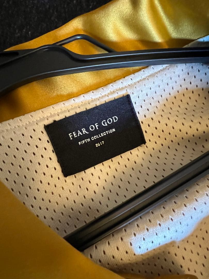 【Lサイズ】 FEAR OF GOD ベースボール ジャケットTAKUYA∞着用