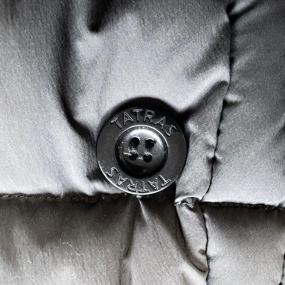 TATRAS タトラス テレサ ダウンコート M 女優襟 ベルト 金具 ダークG