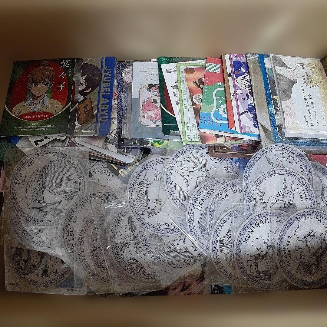 アニメ・マンガ・キャラクター　紙類　シール　ステッカー　ミニカード　まとめ売り
