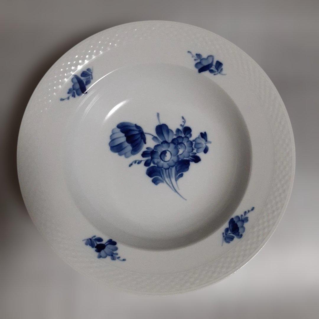 ロイヤルコペンハーゲン　ブルーフラワー　スープ皿2枚