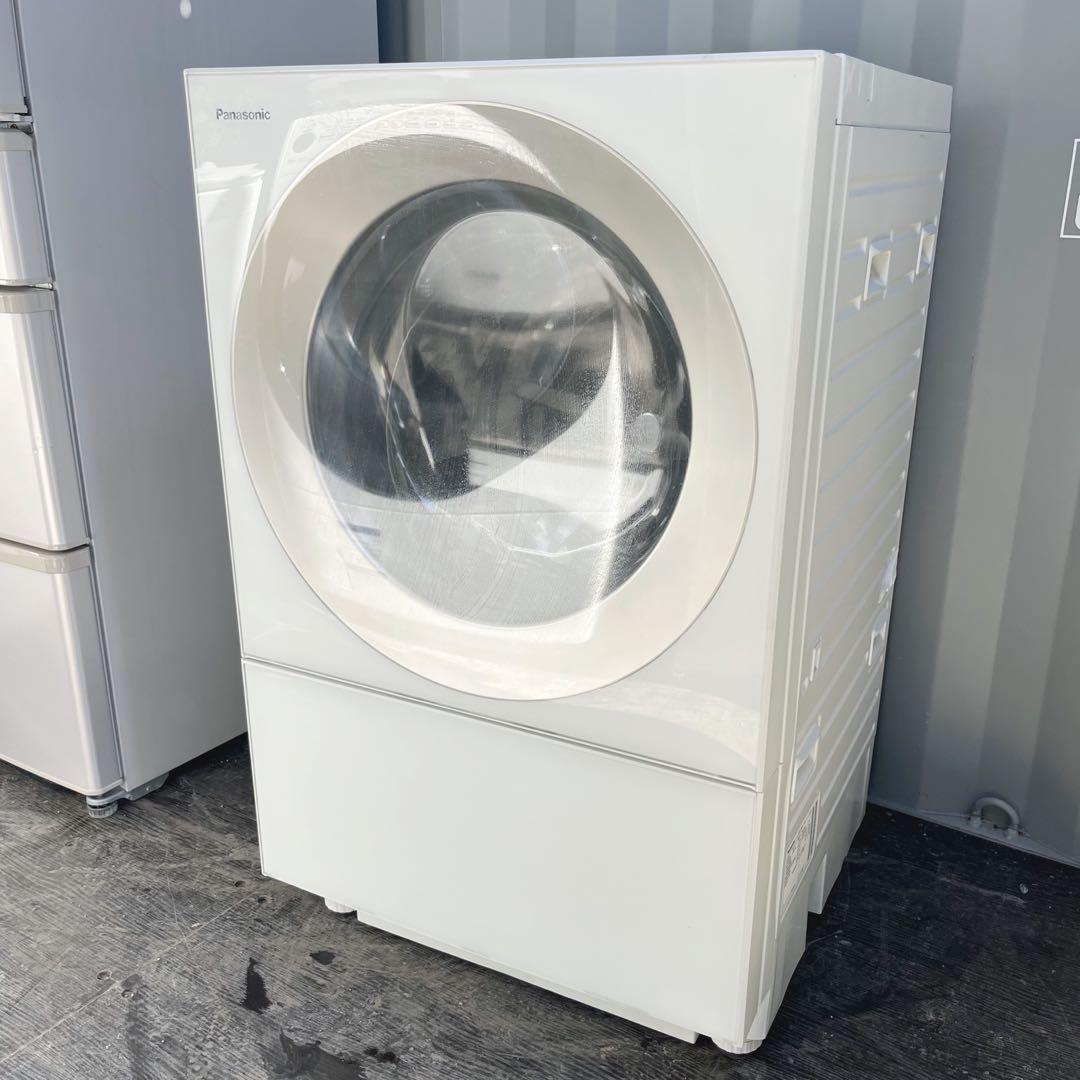 366取付無料！パナソニック キューブル 温水泡洗浄 おしゃれデザイン洗濯機