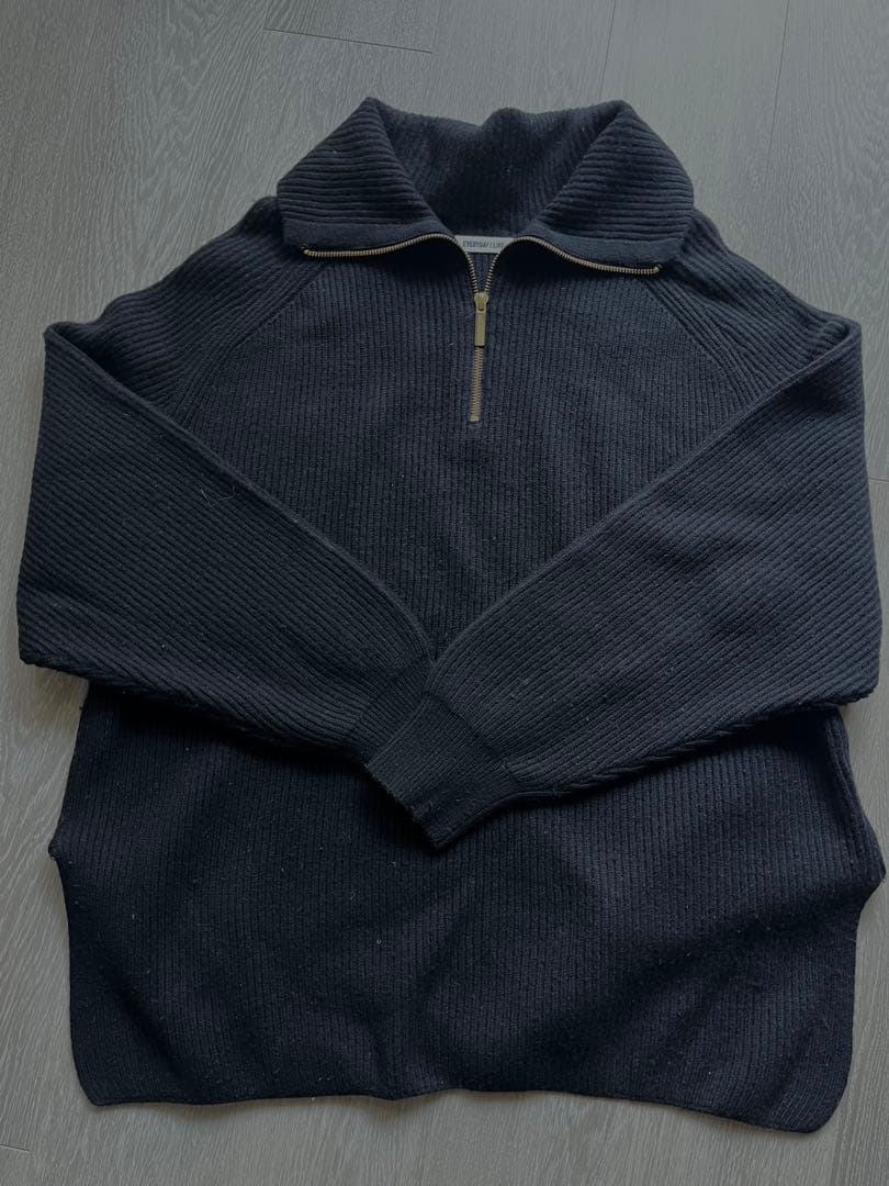 美品　EVERYDAY I LIKE ハーフジップ ニット スウェット