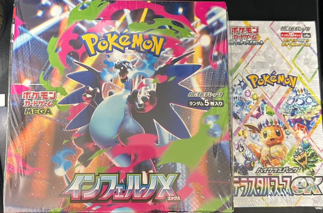 インフェルノX 2箱とテラスタルフェスex 1箱