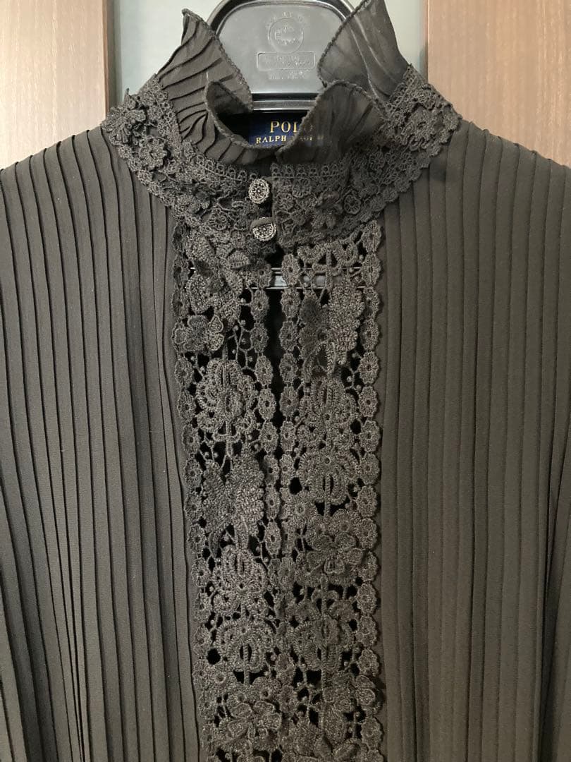 【美品】POLO RALPH LAURENラルフローレン プリーツワンピース