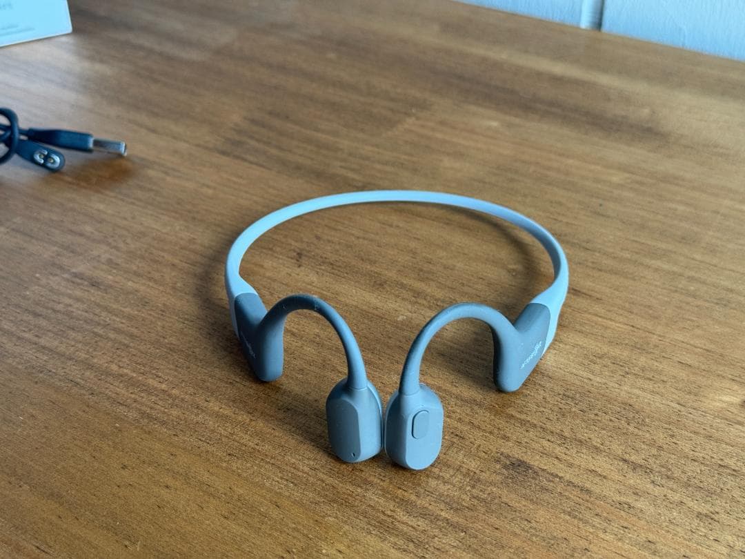 AfterShokz Aeropex 骨伝導イヤホン グレー
