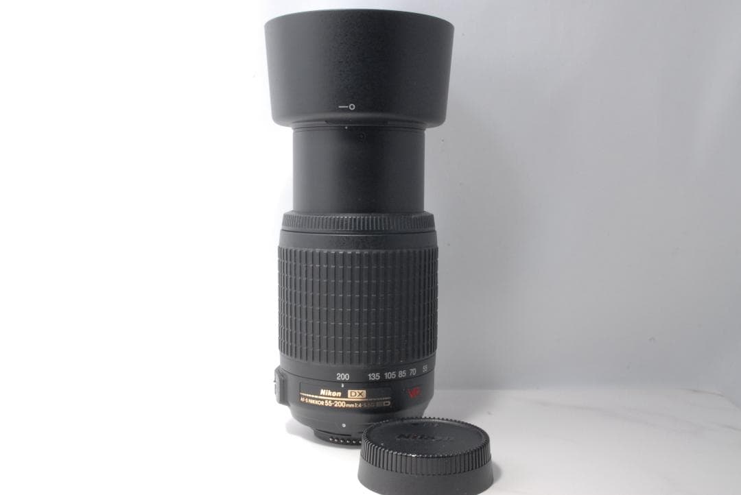 【美品】Nikon AF-S 55-200mm VR 手ブレ補正　望遠レンズ