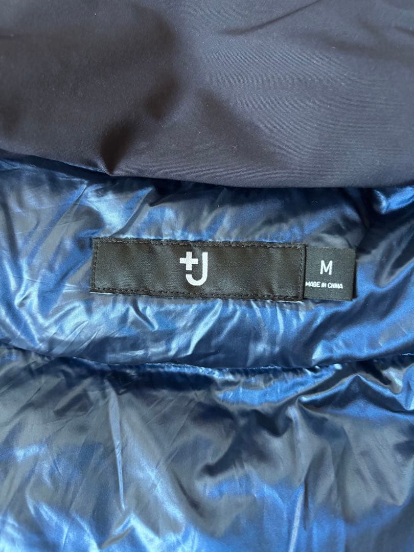 UNIQLO +J ネイビー ハイブリッドダウンジャケット M 2024W