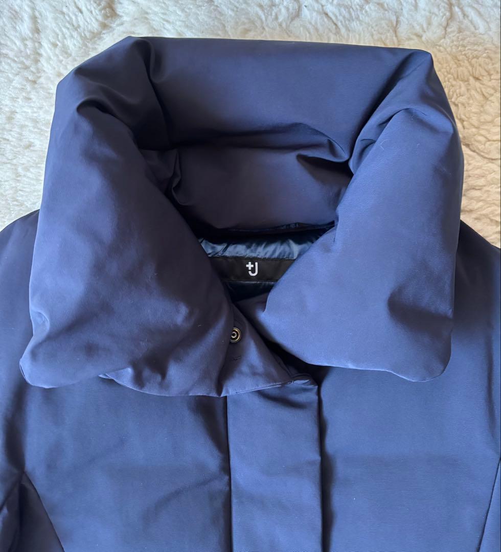 UNIQLO +J ネイビー ハイブリッドダウンジャケット M 2024W