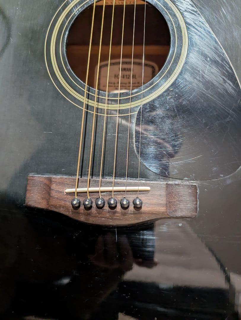 良音/Yamaha FG-412BL 改エレアコ