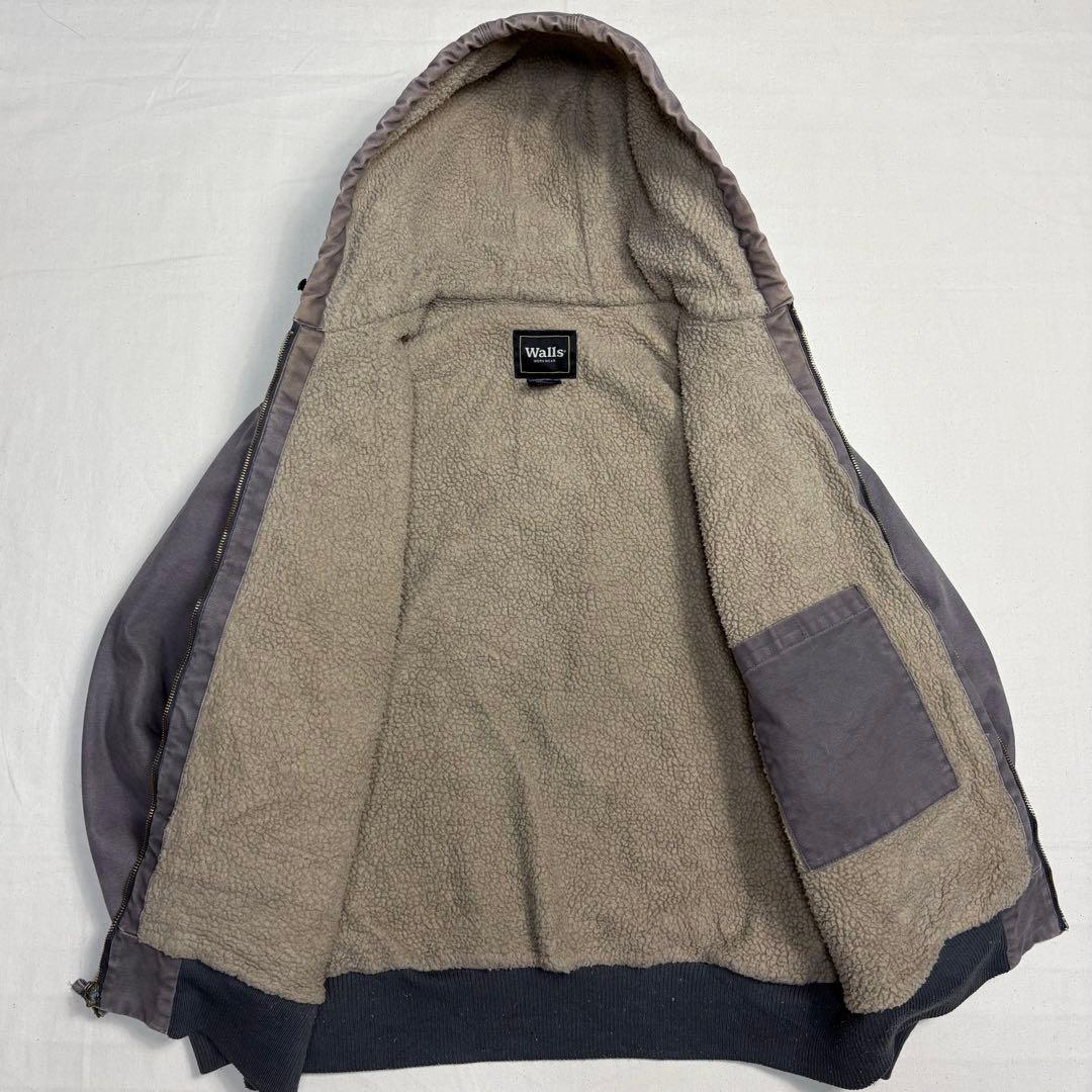 【GAST】90s Wallsダック地アクティブジャケット グレー肉厚フェ